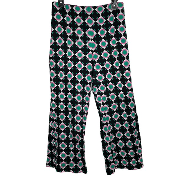 Anthropologie Maeve The Margot pattern kick flare pants xl - Picture 3 of 7